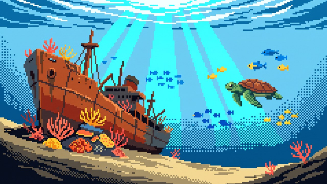 USAT Liberty, Tulamben in Flappy Diver