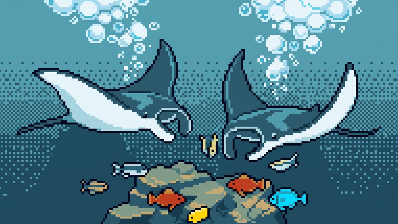 Manta Point, Nusa Penida in Flappy Diver