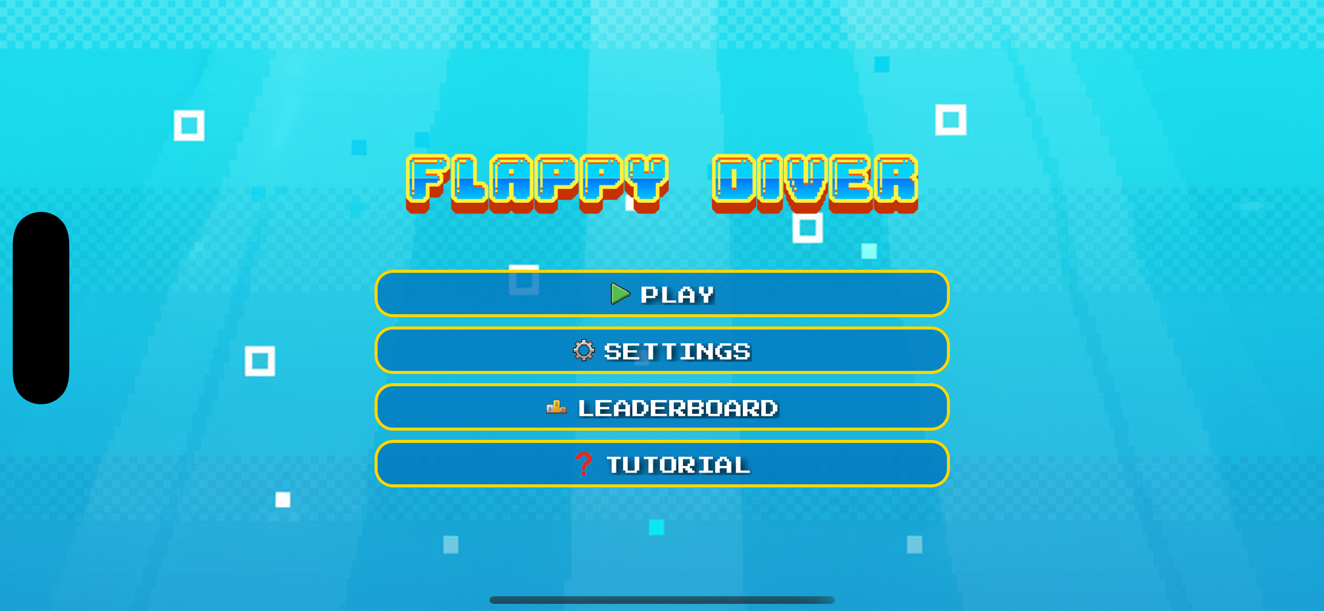 Flappy Diver Menu